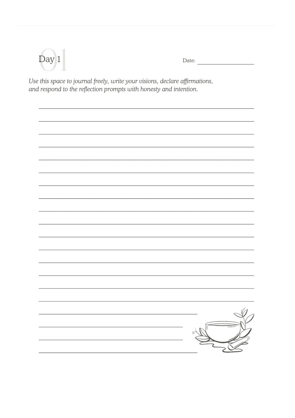 The Success Blueprint: Affirmation Journal